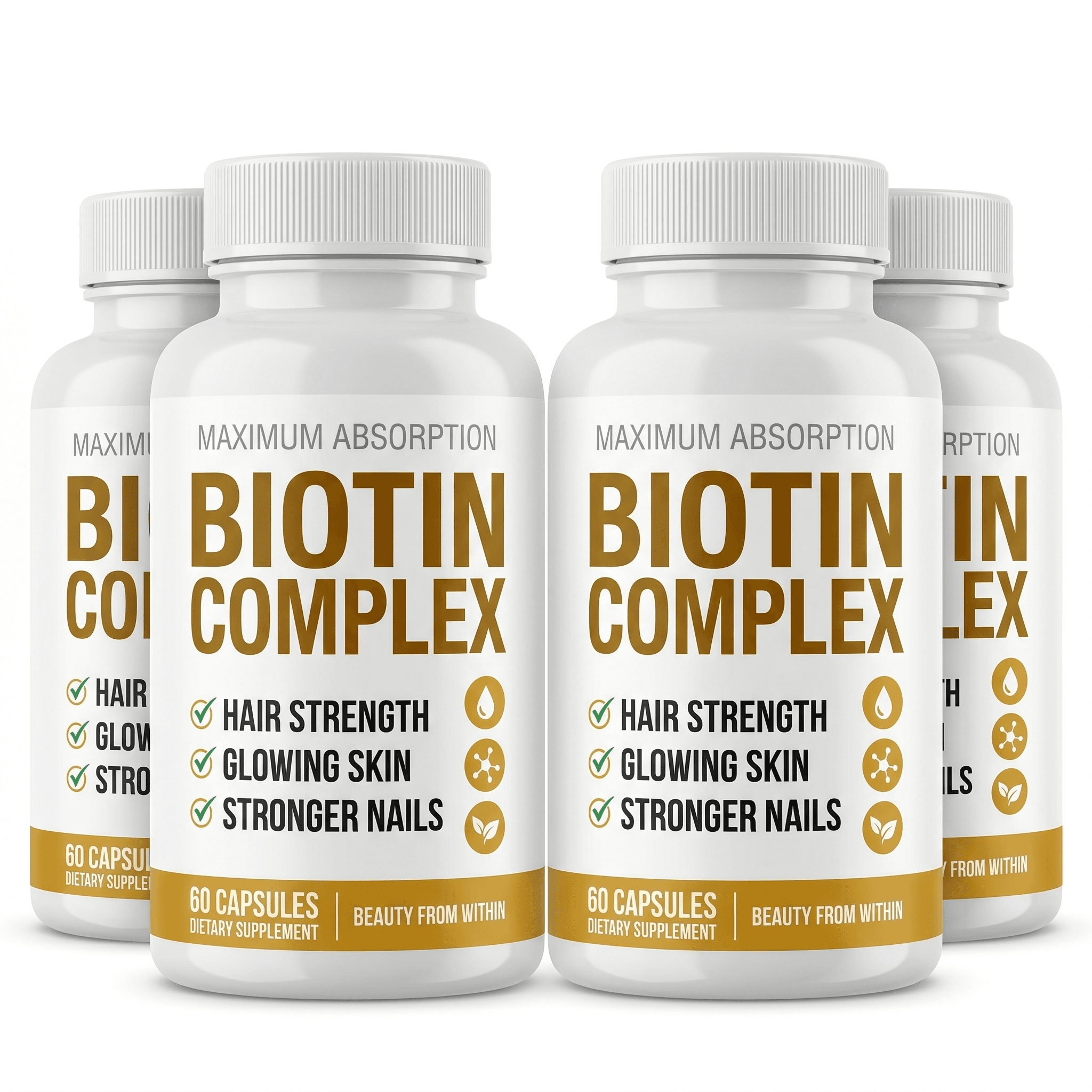 Biotin Beauty Complex — 4 Bottles